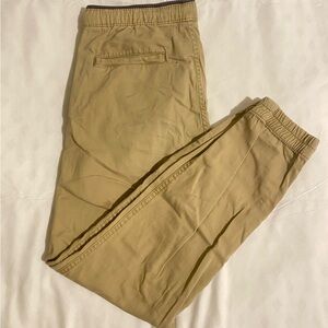 Khaki Cuffed Joggers